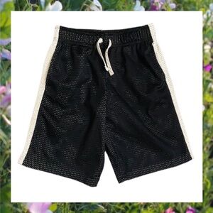 JUMPING BEANS Boy's Black & White Athletic Mesh Shorts. Size 7X.